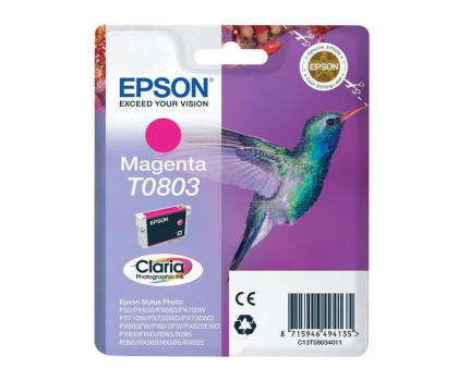 Tusz EPSON Tusz EPSON T0803 Magenta (C13T08034010)